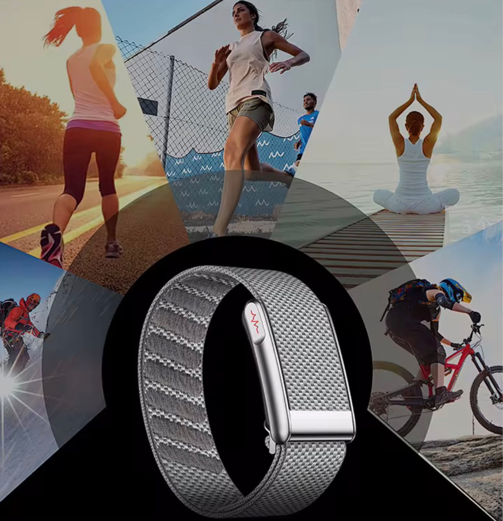 LOOP Bracelet Connecté  ECG E500 – Surveillance complète Santé & Sport IP68